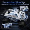 imageDEERC 114 All Terrain RC Cars 40KPH High Speed Off Road RC Truck4WD Remote Control Car with 2 Liion Batteries Fast Extreme Monster Truck Toys Gifts for Kids and Adults