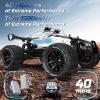 imageDEERC 114 All Terrain RC Cars 40KPH High Speed Off Road RC Truck4WD Remote Control Car with 2 Liion Batteries Fast Extreme Monster Truck Toys Gifts for Kids and Adults