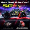 imageDEERC 114 Fast Brushless RC Car for Adults 43 MPH High Speed 4x4 OffRoad RC Truck Waterproof Monster Truggy All Terrain Remote Control Drift Car for Boys 812 2 Batteries 3S Lipo Compatible114