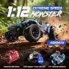 imageDEERC 9006E 112 RC Cars for Adults Boys 45KMH OffRoad Short Course Truck 4WD All Terrain Remote Control Monster Truck 24GHz Waterproof Car with 2 Rechargeable Batteries Spare Tire LED Lights