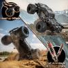 imageDEERC 9206E DIY Extra Shell 110 Scale Large RC Cars48 KMH Hobby Grade High Speed Remote Control Car for Adults BoysAll Terrain 4WD 24GHz Off Road Monster RC Truck with 2 Battery for 40 Min Play116 Black