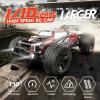 imageDEERC 9206E DIY Extra Shell 110 Scale Large RC Cars48 KMH Hobby Grade High Speed Remote Control Car for Adults BoysAll Terrain 4WD 24GHz Off Road Monster RC Truck with 2 Battery for 40 Min Play110 Red