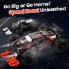 imageDEERC 9206E DIY Extra Shell 110 Scale Large RC Cars48 KMH Hobby Grade High Speed Remote Control Car for Adults BoysAll Terrain 4WD 24GHz Off Road Monster RC Truck with 2 Battery for 40 Min Play110 Red