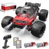 imageDEERC 9500E 116 Scale All Terrain RC Car 4x4 High Speed 40 KPH RC Truck 24Ghz Remote Control Truck with 2 Batteries OffRoad Monster Truck for Adults Kids