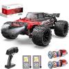imageDEERC 9500E 116 Scale All Terrain RC Car 4x4 High Speed 40 KPH RC Truck 24Ghz Remote Control Truck with 2 Batteries OffRoad Monster Truck for Adults Kids