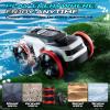 imageDEERC Amphibious Remote Control Car  Waterproof RC Stunt Car for Kids with 360 Spins 50 Min BatteriesHighSpeed AllTerrainPortable Summer Gift ampamp Pool Toys for Girls ampamp Boys