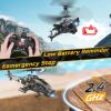 imageDEERC Apache RC Helicopter for Kids ampamp Adults Military Remote Control Helicopter Toy with LED Lights 2 Batteries ampamp USBC Charging 26 Mins Flight Altitude Hold Gift for Boys Ages 812