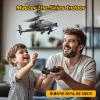 imageDEERC Apache RC Helicopter for Kids ampamp Adults Military Remote Control Helicopter Toy with LED Lights 2 Batteries ampamp USBC Charging 26 Mins Flight Altitude Hold Gift for Boys Ages 812