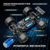 imageDEERC Brushless 302E RC Cars for Adults Upgraded 60KMH High Speed Remote Control Car 4WD 118 Scale All Terrain Off Road Monster Truck with DIY Extra Shell 2 Battery 40 Min Car Toy for Boys ampamp Girl