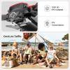 imageDEERC D20 Mini Drone for Kids with 720P HD FPV Camera Remote Control Toys Gifts for Boys Girls with Altitude Hold Headless Mode One Key Start Speed Adjustment 3D Flips 2 Batteries RedRed