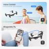 imageDEERC D20 Mini Drone for Kids with 720P HD FPV Camera Remote Control Toys Gifts for Boys Girls with Altitude Hold Headless Mode One Key Start Speed Adjustment 3D Flips 2 Batteries RedWhite