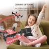 imageDEERC D20 Mini Drone for Kids with 720P HD FPV Camera Remote Control Toys Gifts for Boys Girls with Altitude Hold Headless Mode One Key Start Speed Adjustment 3D Flips 2 Batteries RedRed