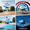 imageDEERC DE23 Remote Control Helicopter RC Helicopters with 7 Colors Light 2 Modular Battery for 24 Min Play Altitude Hold One Key take OffLanding 24GHz Aircraft Indoor Flying Toy for Boys Girls