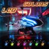 imageDEERC DE23 Remote Control Helicopter RC Helicopters with 7 Colors Light 2 Modular Battery for 24 Min Play Altitude Hold One Key take OffLanding 24GHz Aircraft Indoor Flying Toy for Boys Girls