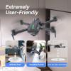 imageDEERC Drone with Camera D70 Drones with Camera for Adults 1080P HD RC Quadcopter for Beginners with 2 Batteries Kids Toy Easy to Play Auto Hover Voice Control APP Control 3D Flips