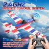 imageDEERC Future RC Plane 4 Channel Remote Control Jet Hobby Airplane with LED Lights RTF Aerobatic Aircraft Toys24GHz 6axis Gyro Stabilizer EDF EPP Glider Aircraft Plane for Adults Beginners AdvancedP51D MUSTANG