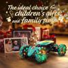 imageDEERC Gesture Sensing RC Stunt Car with Fog Mist ampamp Music 4WD Hand Controlled Remote Control Drift Car Toy for Kids All Terrain OffRoad DoubleSided Driving with Lights Birthday Gift for boyGreen