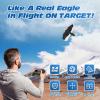imageDEERC RC Plane Remote Control Eagle Plane RTF Airplane 24GHZ 2CH Flying Bird with 2 Batteries ampamp Propeller 6axis Gyro Stabilizer Easy to Fly for Beginners Adults Kids BoysRC EAGLE
