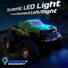 imageDEERC Remote Control Car for Boys ampamp Girls Ages 48 Spray RC Truck with Music ampamp Colorful LED Lights 24GHz AllTerrain Drift Vehicle 2 Rechargeable Batteries 40 Mins Playtime Birthday Toy for KidsGreen