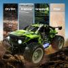 imageDEERC Remote Control Car with LED Colorful Lights 118 RC Truck for Boys 24Ghz Monster Truck Toy with 2 Batteries All Terrain Auto Mode OffRoad Race Car Toys Gifts for Boys Kids Girls