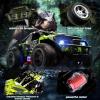 imageDEERC Remote Control Car with LED Colorful Lights 118 RC Truck for Boys 24Ghz Monster Truck Toy with 2 Batteries All Terrain Auto Mode OffRoad Race Car Toys Gifts for Boys Kids Girls