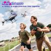 imageDEERC Remote Control Helicopter 35 CH Altitude Hold RC Helicopters wGyro for Beginner 2 Shells LED Light One Key Take OffLanding 24GHz Aircraft Indoor Flying Toy for Kids Boys Girls