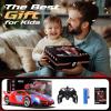 imageDEERC Spider RC Car Transform Robot 24GHz Remote Control Spider Cars for Kids 118 Scale Toy Car WOneKey Transformation 360 Rotation Auto Mode Rechargeable Battery Robot for Man BoysRed