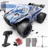 imageDEERC 114 All Terrain RC Cars 40KPH High Speed Off Road RC Truck4WD Remote Control Car with 2 Liion Batteries Fast Extreme Monster Truck Toys Gifts for Kids and Adults