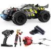 imageDEERC 114 Fast Brushless RC Car for Adults 43 MPH High Speed 4x4 OffRoad RC Truck Waterproof Monster Truggy All Terrain Remote Control Drift Car for Boys 812 2 Batteries 3S Lipo Compatible114