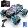 imageDEERC 116 Glowing Spider Remote Control Car  Fast RC Cars W2 Rechargeable Batteries for 40 Min Play All Terrain OffRoad Monster Truck Toys for Boys Kids Age 47 812 Birthday Xmas Gift