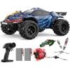 imageDEERC 9308E 116 Fast RC Cars for Boys Age 812 RC Monster Truck 40 KPHAll Terrain 4WD High Speed Dinosaur Truck 2 Car Shell24Ghz OffRoad Remote Control Cars with 2 Batteries Toy Gift for Kids