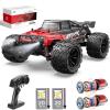imageDEERC 9500E 116 Scale All Terrain RC Car 4x4 High Speed 40 KPH RC Truck 24Ghz Remote Control Truck with 2 Batteries OffRoad Monster Truck for Adults Kids