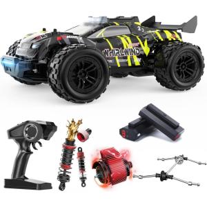 imageDEERC 114 Fast Brushless RC Car for Adults 43 MPH High Speed 4x4 OffRoad RC Truck Waterproof Monster Truggy All Terrain Remote Control Drift Car for Boys 812 2 Batteries 3S Lipo Compatible114