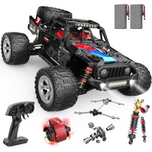 imageDEERC 114 Fast Brushless RC Car for Adults 43 MPH High Speed 4x4 OffRoad RC Truck Waterproof Monster Truggy All Terrain Remote Control Drift Car for Boys 812 2 Batteries 3S Lipo Compatible110