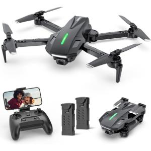imageDEERC D70 Mini Drone with Camera720P HD FPV Foldable Drones2 BatteriesOne Key StartHeadless ModeAltitude Hold360 FlipDrone for KidsToys Gifts for Kids