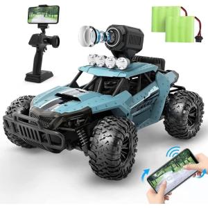 imageDEERC RC Cars DE36W Remote Control Car with 1080P HD FPV Camera 116 OffRoad High Speed Monster Trucks for Kids Adults 60 Min PlayClassic