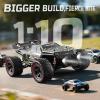 imageDEERC 209E 110 Fast Brushless RC Car for Adults amp Boys 60 KMH High Speed 4WD OffRoad Remote Control Truck with 2 x 3S Batteries amp Extra Swing Arms Hobby Grade Racing Car RC Crawler Gift