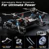 imageDEERC 8618 116 Fast Brushless RC Cars for Adults Max 56mph 2 3S Lipo Batteries Electric OffRoad Waterproof RC Truck4X4 High Speed Remote Control Car All Terrain RC Truggy for Boys
