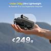 imageDEERC D65 Drone with 4K UHD Camera for Adults 2Axis Gimbal amp EIS Stabilization Under 249g Foldable GPS Quadcopter with Brushless Motors Follow Me Waypoint Orbit Auto Return Beginner FriendlyD65