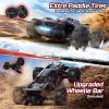 imageDEERC Fast RC Car for Adults 114 Brushless 4WD OffRoad RC Truck 46 MPH High Speed Waterproof All Terrain RC Truggy with 23S LiPo Batteries