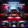 imageDEERC Fast RC Car for Adults 114 Brushless 4WD OffRoad RC Truck 46 MPH High Speed Waterproof All Terrain RC Truggy with 23S LiPo Batteries