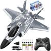 imageDEERC G650 RC Plane Private Jet3CH Remote Control Airplane Toys24GHz 6axis Gyro Stabilizer RTF Hobby Glider Aircraft Plane Easy to Fly for Beginners Kids AdultsF35 Lightning II