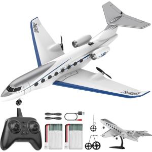 imageDEERC G650 RC Plane Private Jet3CH Remote Control Airplane Toys24GHz 6axis Gyro Stabilizer RTF Hobby Glider Aircraft Plane Easy to Fly for Beginners Kids Adults3CH G650 Private Jet