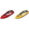 imageDEERC 2Pack RC Boats for Kids Fast Remote Control Boat with 41200mAh Batteries 120 Min Runtime 7 LED Lights Mode Capsize Recovery 24GHz Racing Pool amp Lake Toy