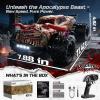 imageDEERC 9311E 118 All Terrain Fast RC Cars for Adults 40KPH4WD Electric OffRoad Remote Control Monster Truck24Ghz High Speed CarWaterproof Monster Truck with 2 Batteries for Boys amp Kids