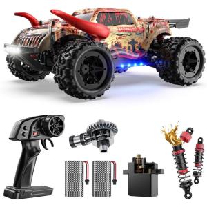 imageDEERC 9311E 118 All Terrain Fast RC Cars for Adults 40KPH4WD Electric OffRoad Remote Control Monster Truck24Ghz High Speed CarWaterproof Monster Truck with 2 Batteries for Boys amp Kids