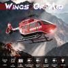 imageDEERC Apache RC Helicopter for Kids 812 Remote Control Helicopter for Adults Helicopters Toy with 26 Mins Flight Time 2 Batteries LED Lights Altitude Hold Chrismas GIF for BoysFashion