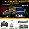 imageDEERC Apache RC Helicopter for Kids 812 Remote Control Helicopter for Adults Helicopters Toy with 26 Mins Flight Time 2 Batteries LED Lights Altitude Hold Chrismas GIF for BoysStyle