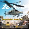 imageDEERC Apache RC Helicopter for Kids 812 Remote Control Helicopter for Adults Helicopters Toy with 26 Mins Flight Time 2 Batteries LED Lights Altitude Hold Chrismas GIF for BoysStyle