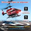 imageDEERC Apache RC Helicopter for Kids 812 Remote Control Helicopter for Adults Helicopters Toy with 26 Mins Flight Time 2 Batteries LED Lights Altitude Hold Chrismas GIF for BoysFashion